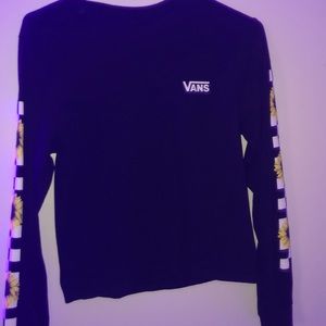 Vans Long Sleeve Cropped Shirt